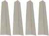 4Pcs Heat Plates for Shinerich KINGSTON, SRGG151111, SRGG51111 Gas Grills