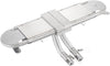 15 - 22'' Adjustable BBQ Grill Oblong Tube Bar Burner Assembly for Grill-Rite BP26040 Gas Grills