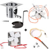 Parts Kit for Traeger Timberline 1300 AC TFB01WLB-A Pellet Grill, Fire Burn Pot+Hot Rod Ignitor+Auger Motor and Induction Fan Kit