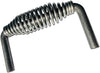 5-3/8" Stainless Spring Handle with 1/2" Steel Rod (6" Wide, 3.5" Tall) for Smoker Grills