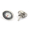 Oval Thermometer 60070 for Weber Q1200, Q120, Q2200, Q220 Series Grill, 2-1/8" Dia Accurate Temperature Gauge for Weber Charcoal Smoker Grills