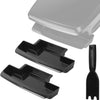 GR340 Drip Tray Pans for George Foreman 4-Serving Classic Plate Grill and Panini Press, Kit with Grill Scraper