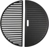 Half Moon Grate and Griddle for Vision 5-CR4C101, B-11N1A1-Y2A, C4F1F1SB, VGKSS-CC2 Ceramic Kamado Egg Grills