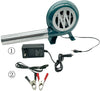Dual BBQ Blower 110V and 12V, Charcoal Chimney Starter BBQ Smoker Fan, Electric Blower Starter for Charcoal Grill & Fireplace & Fire Pit & Camping