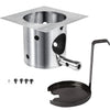 Fire Burn Pot Kit for KingChii 305, Ozark Grills Bison, Razorback, Stag Wood Pellet Smoker Grills