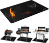 BBQ Grill Floor & Under Mat, 60×42 inch, Deck Patio Protector Mat, Indoor Fireplace, Fire Pit Mats, Fire & Resistant, Oil Proof, Easy to Clean
