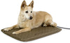 Pet Heating Pad for Indoor Outdoor Cat House with Chew Resistant Cord, Electric Thermostatically Controlled, Orthopedic Pet Pad Tan Medium 19"x24"
