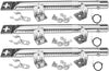 12-17.5 inch 3 Pcs Kit Burner Tubes Kit for Brinkmann Grill, Replacement Parts and Accessories