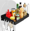 Universal Grill Side Shelf for Pellet & Gas Grills, Adjustable Sliding Rail Design for Pit Boss, Traeger, Camp Chef & More Grills