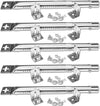 Burner Tubes Kit for most Master Forge Gas Grills, 12" to 17-1/2" Adjustable Stainless Steel Tube Burner