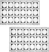 Grill Briquette Tray Assembly 80743 for Lynx Sedona L400, L600, L700 Grills, Compatible with Lynx 24” 36” 42” Gas Grills
