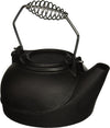 Humidifying Iron Kettle Stove Humidifier, Wood Stove Fireplace Cast Iron Kettle with Chrome Handle
