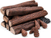 16" Large Gas Fireplace Ceramic Wood Logs and Ceramic Pine Corns Set for Firebowl, Vented, Propane, Electric Gas Fire Pits, Fireplace Decorative 