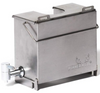 Camp Stove Water Tank for Medium Size Wood Burning Tent Stoves, Durable 304 Stainless Steel