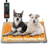 Pressure Activated Pet Heating Pad, Adjustable Temperature and Timer, 47x28in, Smart Thermostat, Waterproof Dog Cat Whelping Supplies Heated Mat