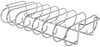 BBQ Rib Rack for Smoking, Holds 7 Ribs for Kamdo Joe & Big Green Egg Grilling Roasting Stand, Stainless Steel Rib Holder Accessories