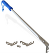 Grill Scraper for Outdoor Grill with Round Grates, Alternative Brush, BBQ Grill Grate Cleaner Cleans Top and Bottom of Grill Without Lifting Grates
