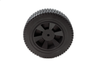 BBQ Grill Wheel 2Pcs Kit for Char-broil Barbecue Grills, BBQ Replacement Parts fits G437-0037-01