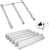 69787 Burner + 7636 Flavor Bars + 7642 Igniter, Weber Spirit 300 Front Knobs Series Replacement Parts Kit