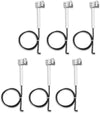 Ignition Ceramic Electrode Igniters 6pcs Kit for Nexgrill 720-0896, 720-0896B, 720-0896C, 720-0896E, 720-0896X 6 Burner Grills