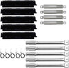 Kenmore D02M90220 Grill Replacement Parts Kit, Burners + Heat Plates + Crossover Tubes + Ignitors Set