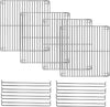 Cooking Grate and Rack Support Kit for Masterbuilt 30 Inch  Propane Smokers , 4pcs 13.3" x 13.6" Smoking Racks