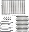 Repair Kit for Jenn Air & Nexgrill 720-0512, 730-0512, 720-0586A etc Gas Grill Repair kit, Burners, Heat Plates, Grates and Igniters Set