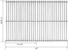 Cooking Grates for Uniflame GBC981W, GBC981WBL, GBC981W-C, GBC981WBU Gas Grills